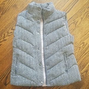 Herringbone Puffer Vest